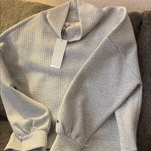 Carrie Underwood, Calia Women's Light Gray Cowl Neck Sweater